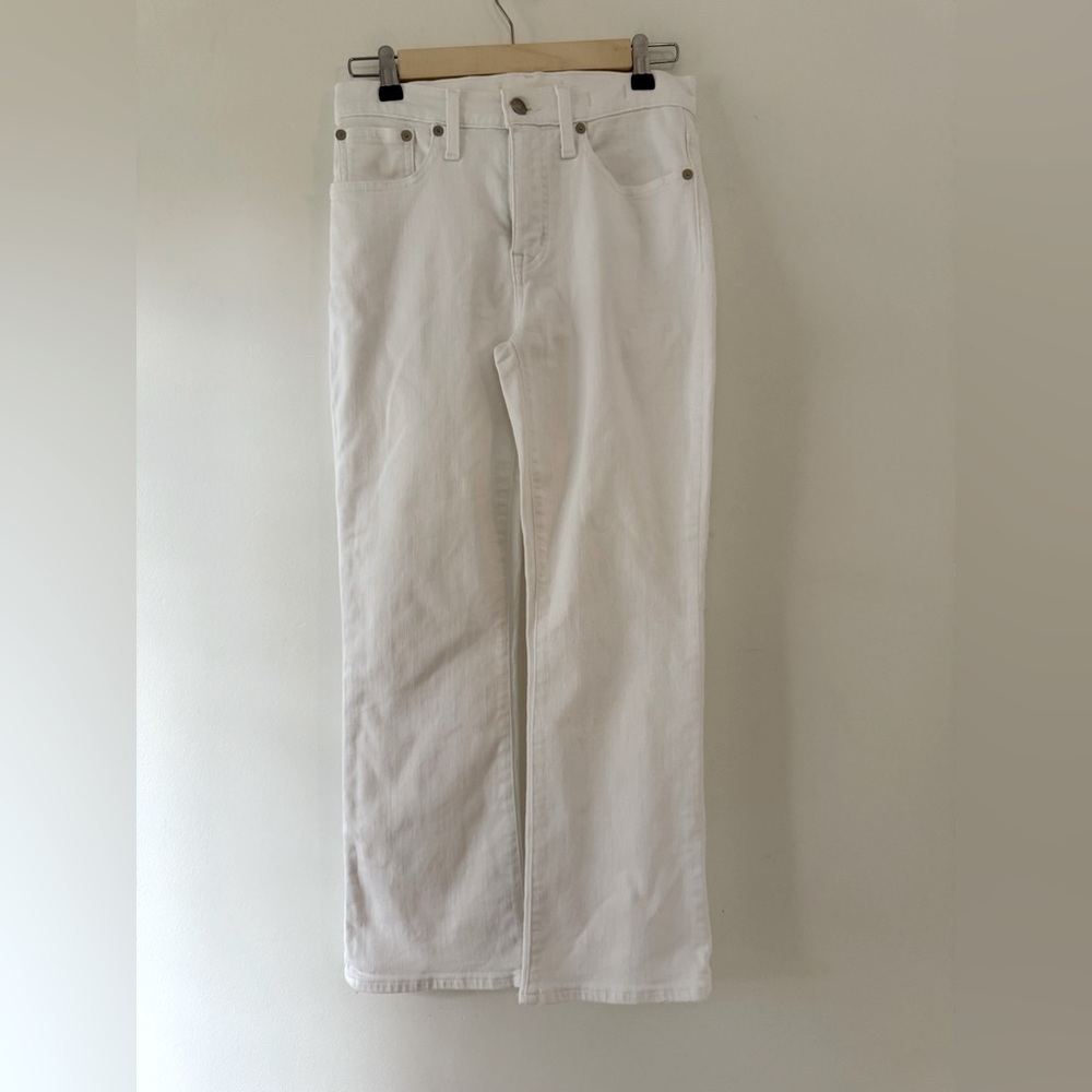 Madewell Straight Leg Jeans in White